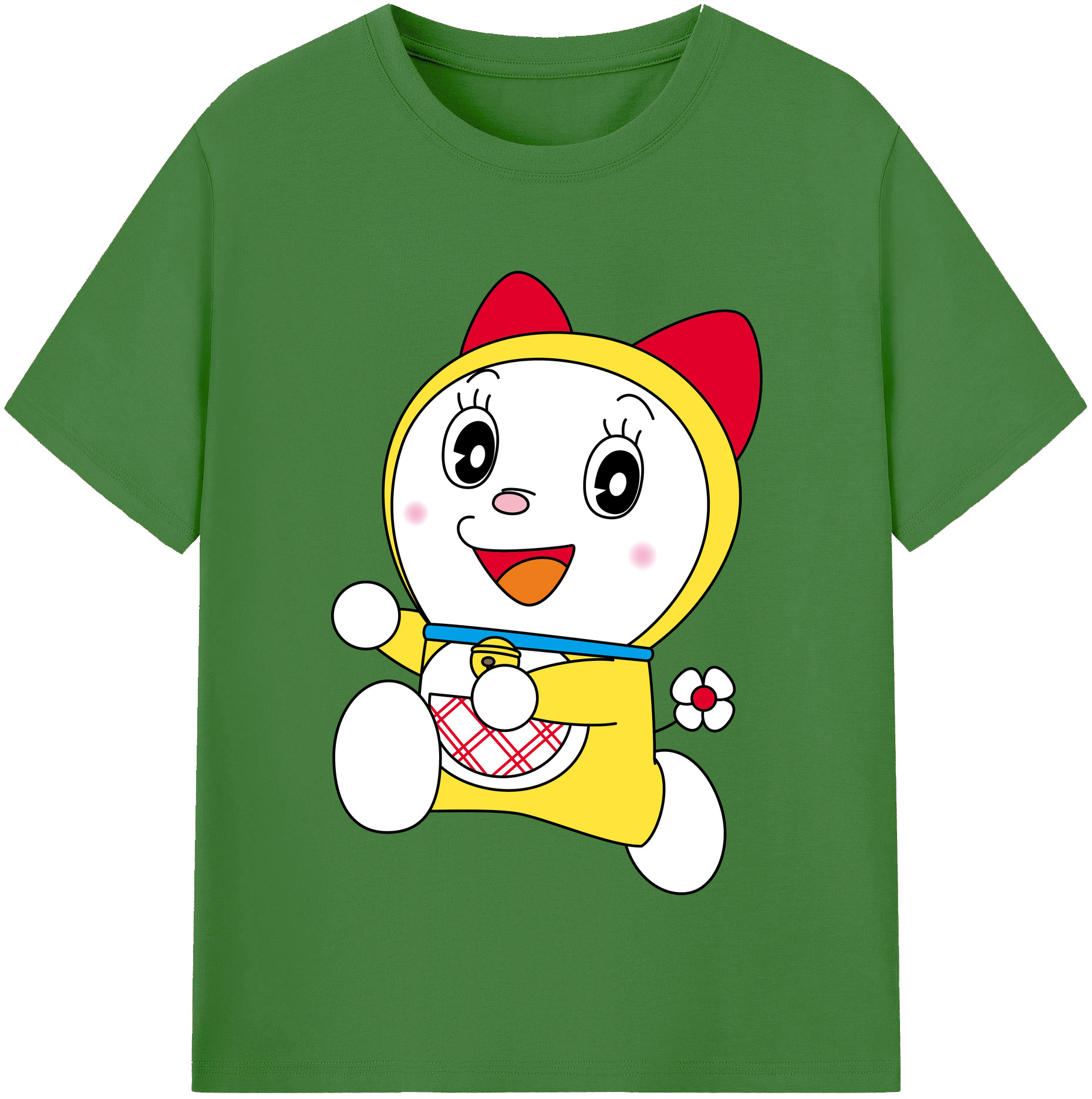 （画像用） ドラえもん ドラミ Doraemon Dorami レディースカジュアルプリントTシャツ（綿100％）
